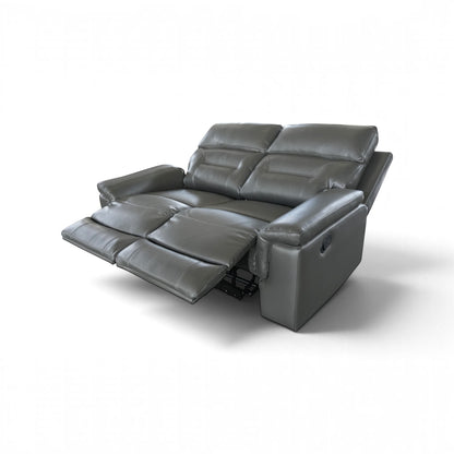 Ravello 3.2.1 Electric Recliner Lounge Suite with USB - Charcoal