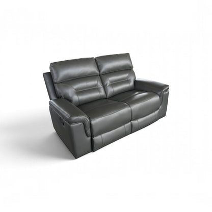 Ravello 3.2.1 Electric Recliner Lounge Suite with USB - Charcoal
