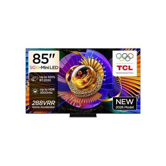 TCL 85" C7L SQD-Mini LED Google TV 144Hz 85C7L + FREE Q65H Soundbar