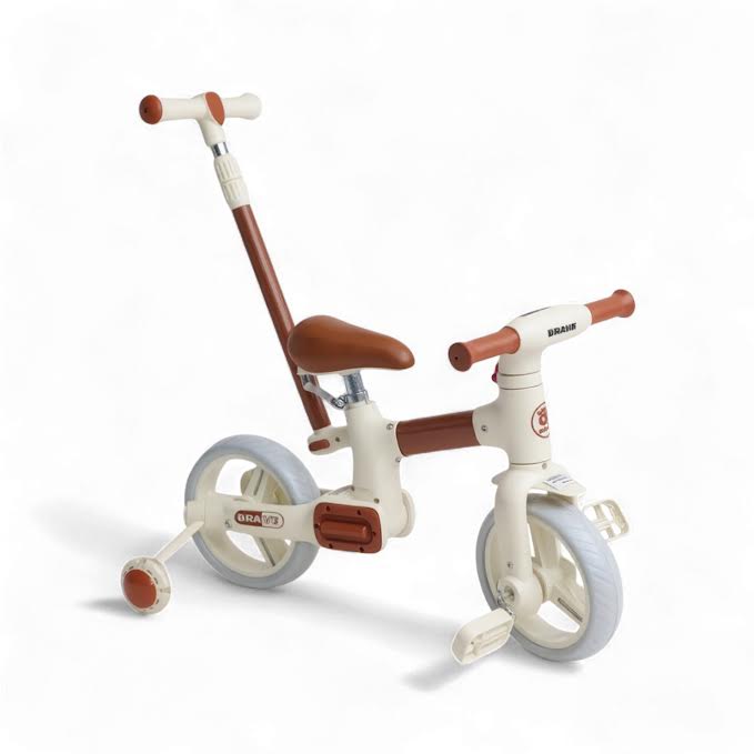 Push & Ride Tricycle Brown