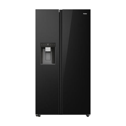 Haier French Door Refrigerator HRF-768VNWIGBL Black Crystal Glass