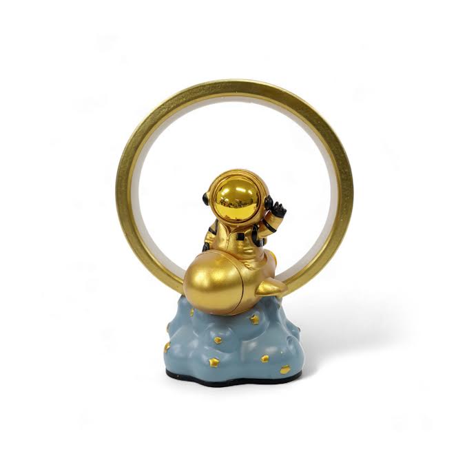 Astronaut Desk Lamp Gold