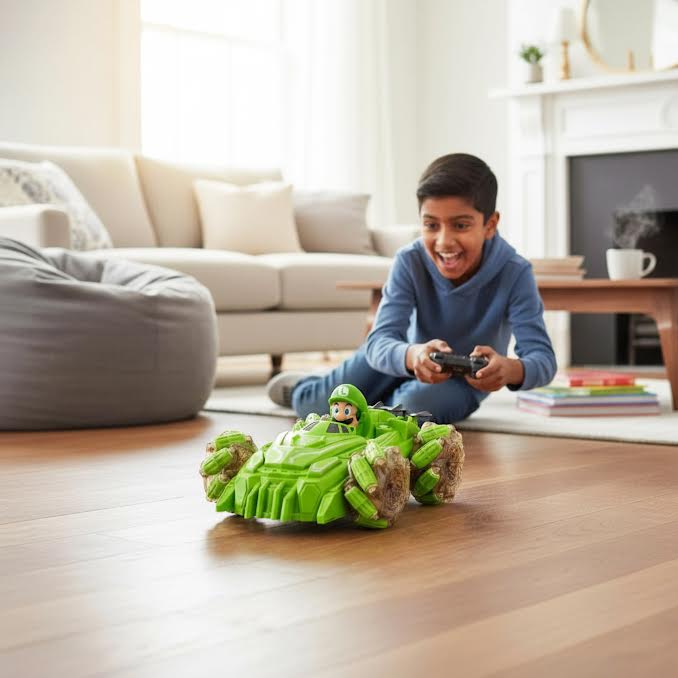 Mario Kart RC Car With Smoke Green