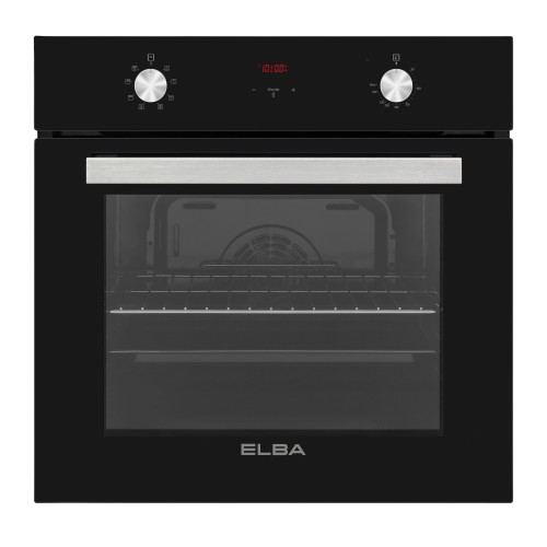 ELBA 60CM MULTIFUNCTION ELECTRIC OVEN WITH BLACK GLASS FINISH - 04/T60-5