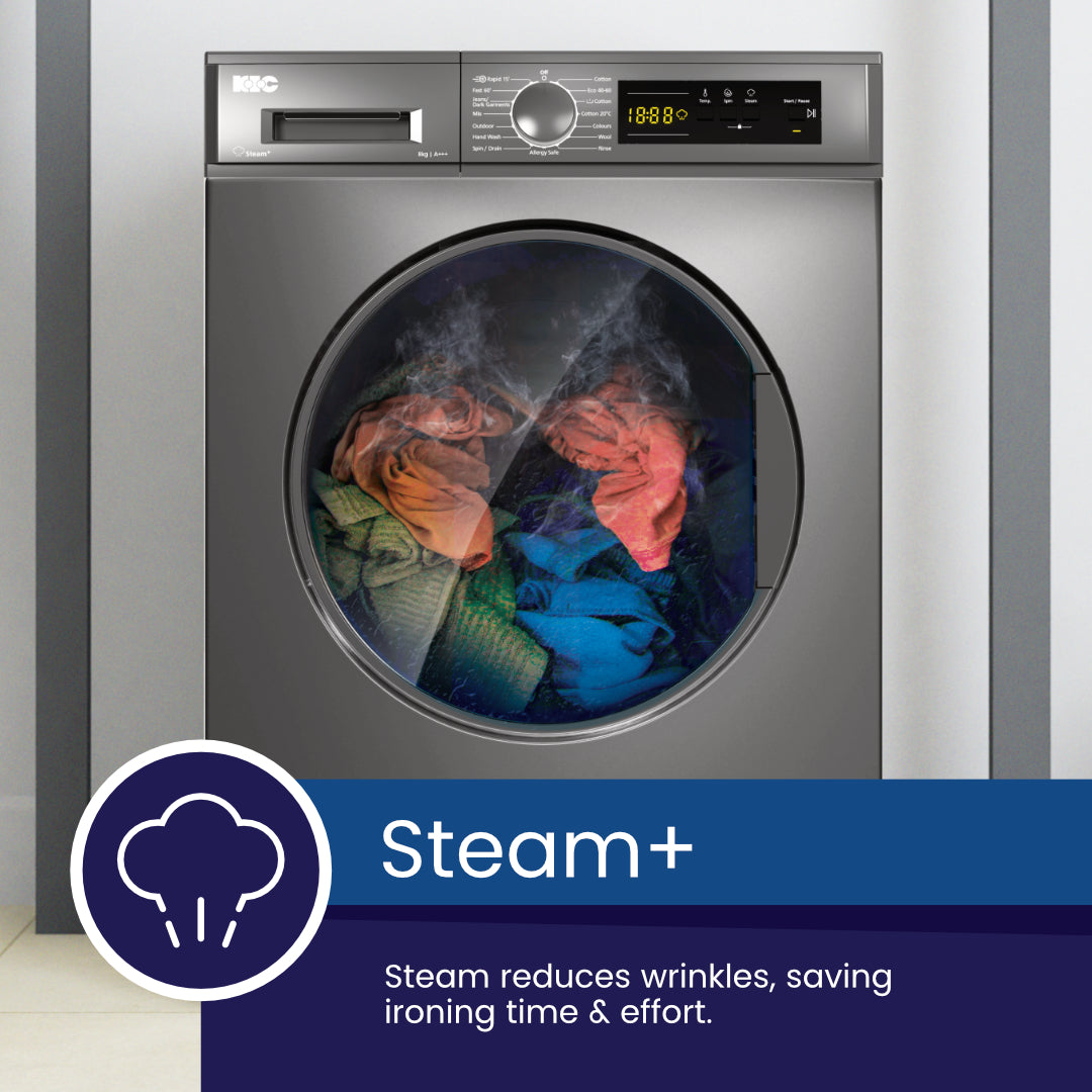 KIC 8kg Front Loader Washing Machine KFL812GR