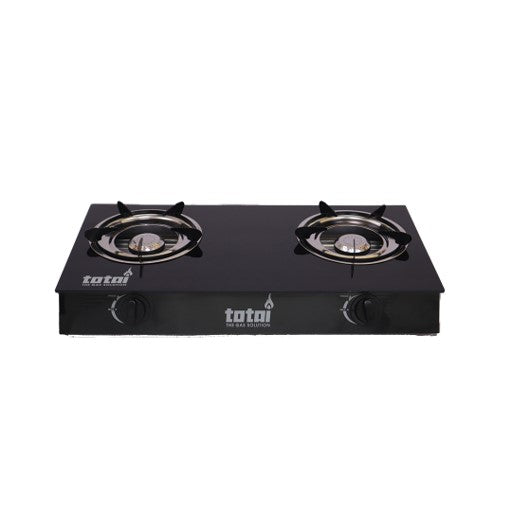 Totai 2 Burner Portable Hotplate With Black Glass Finish