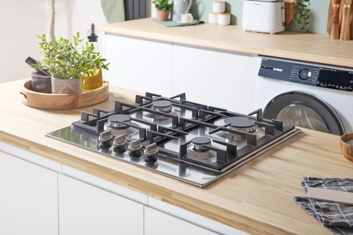 Bosch PCP6A5I90Z gas hob in kitchen
