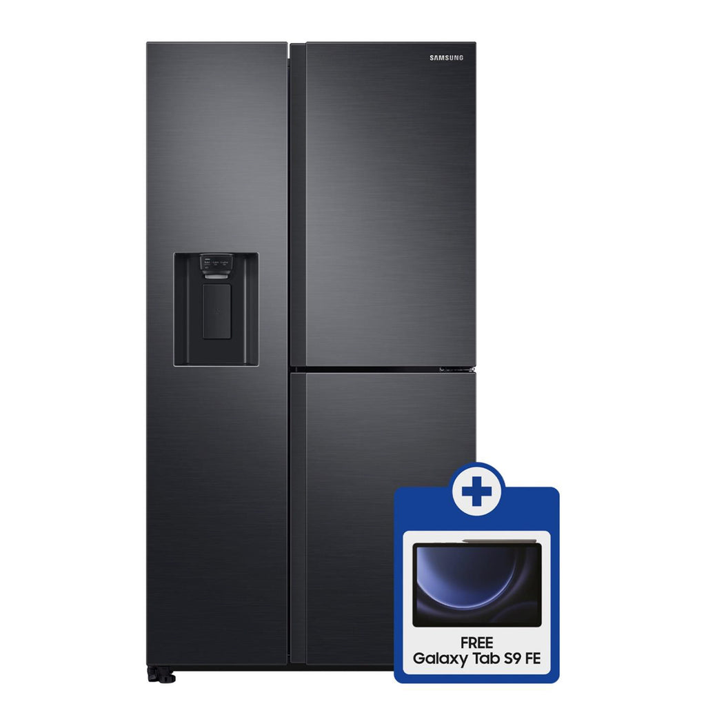 Samsung 3 door plumbed water & ice dispenser, 602L refrigerator