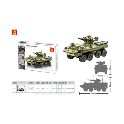 Wange Military Equipment 379 Piece Building Blocks Set