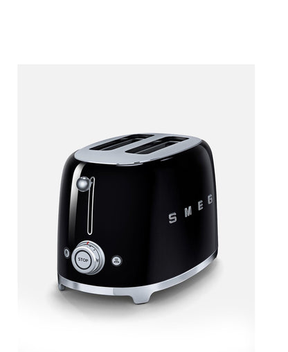 Smeg Retro 2 Slice Toaster - Black