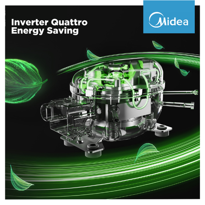 Midea 262L Silver Frost Free Bottom Mount Freezer - HD-359RWEN