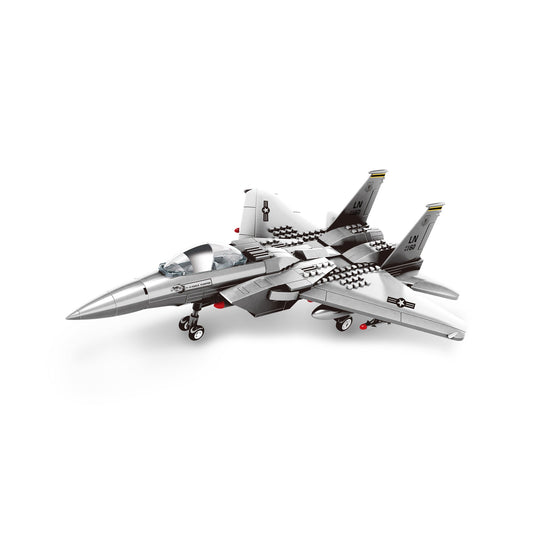 Wange Air Force Intercepter Fighter 223 Piece Building Block Set