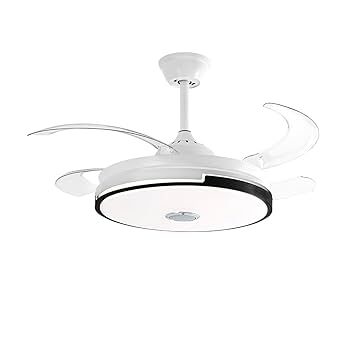 Multipurpose Retractable Ceiling Fan LED light with Bluetooth Speaker