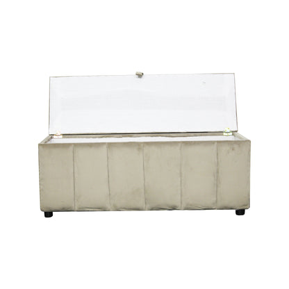 Classic B Blanket Box - Beige