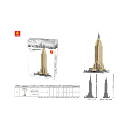 Wange Empire State Building 1559 Piece Building Blocks Set