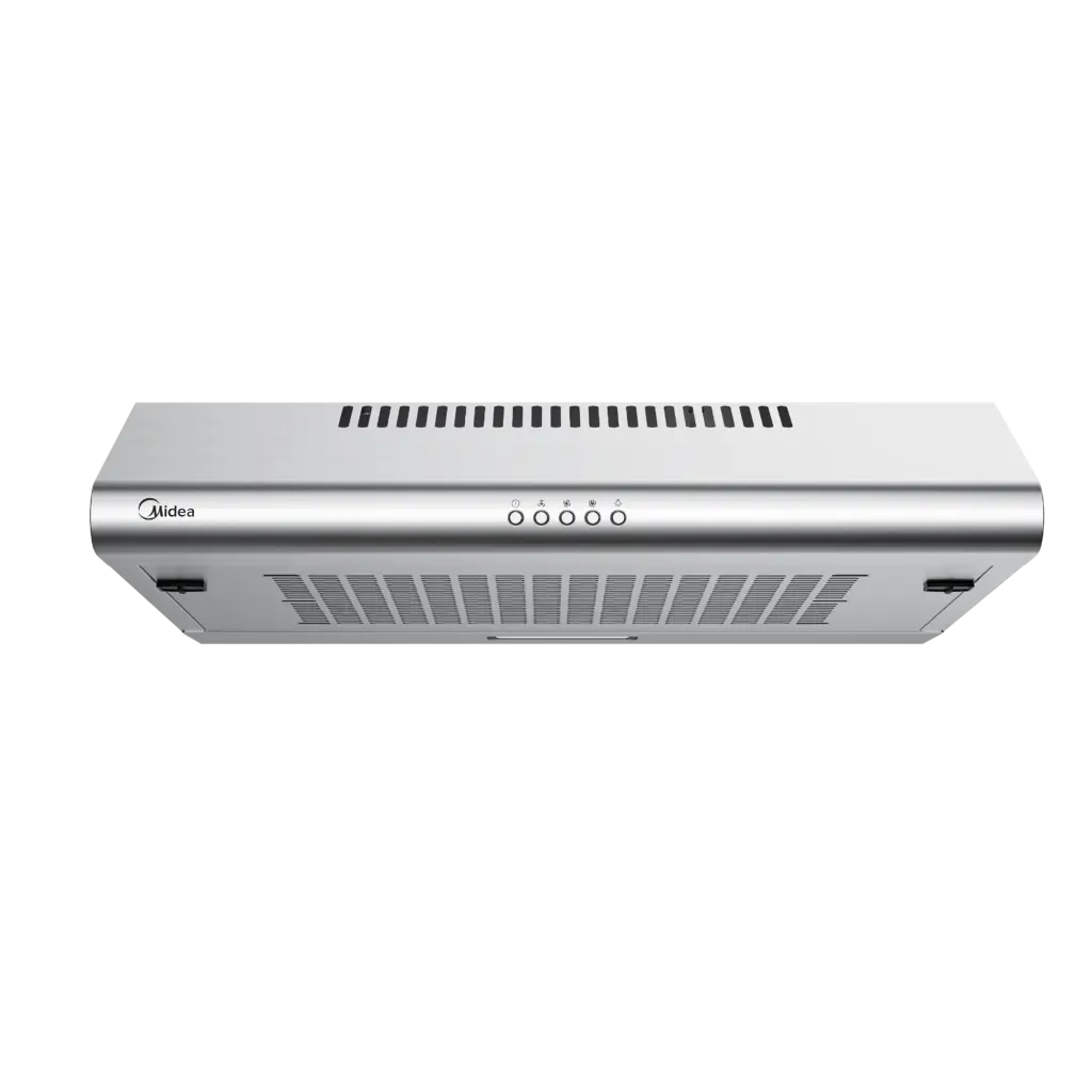 Midea 60cm Shelf Extractor Cooker Hood – Black 60F49-EM21