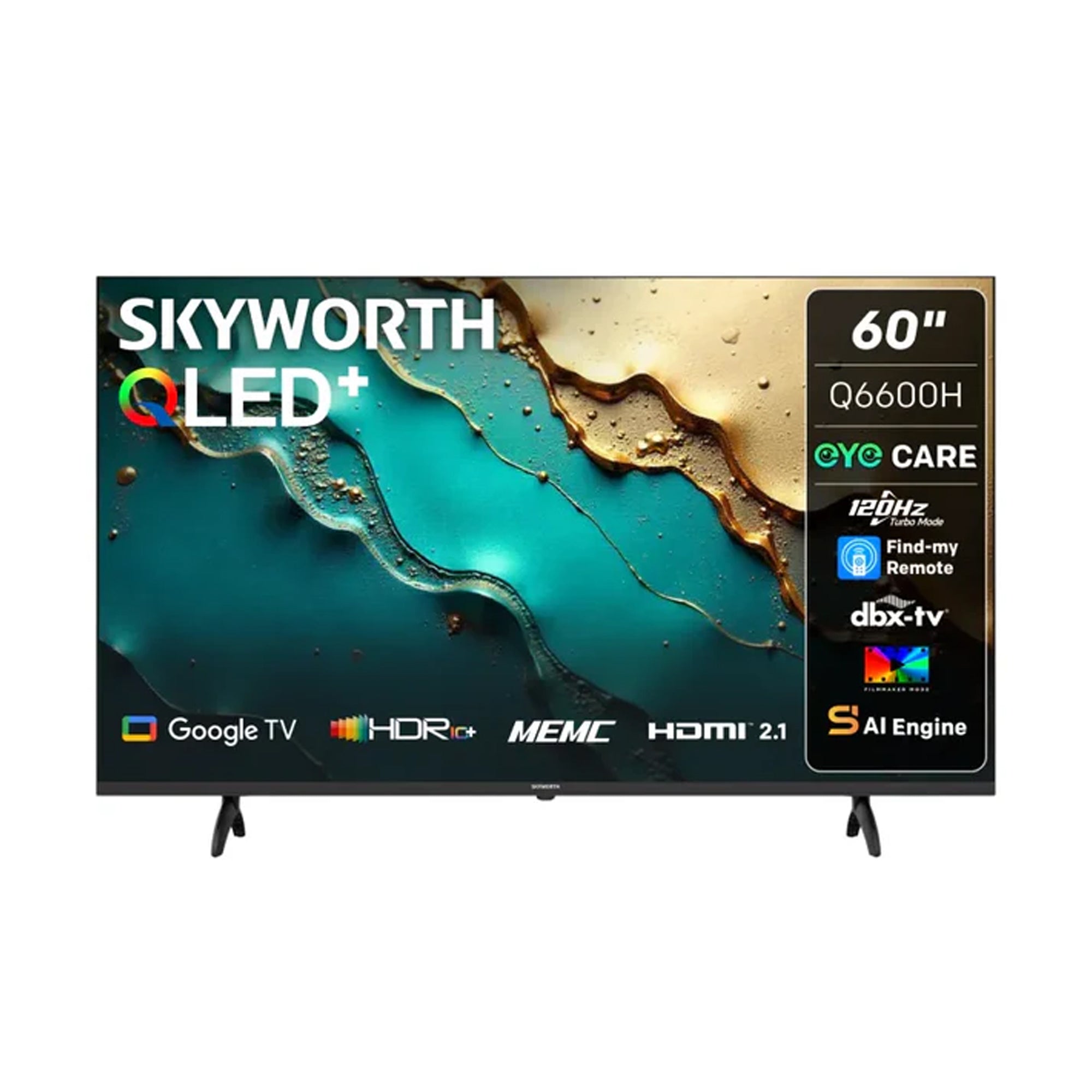 Skyworth 60-inch QLED Google TV-60Q6600H – Bawas Furnishers