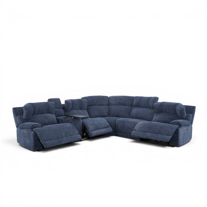 Modern Modular Sectional Fabric Electric Reclining Sofa Corner EU-71287M