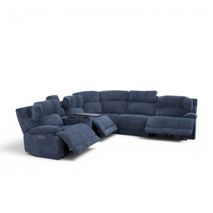 Modern Modular Sectional Fabric Electric Reclining Sofa Corner EU-71287M