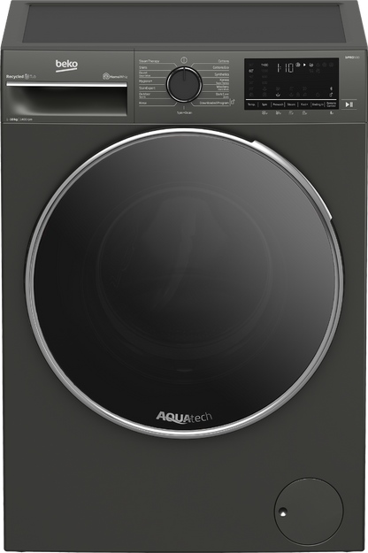 Beko 10kg Grey Front Loader Freestanding Washing Machine - BAW201