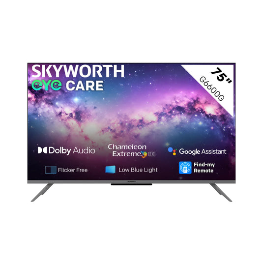 Skyworth 75-inch UHD Google TV-75G6600G