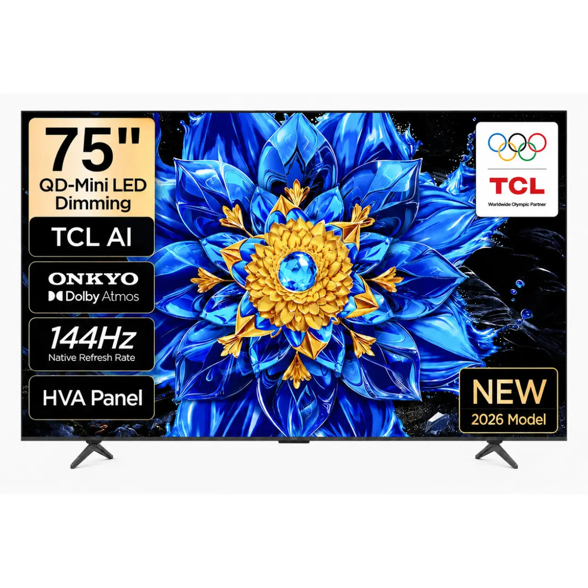 TCL 75" P8L Premium QD-Mini LED Google TV 144Hz 75P8L