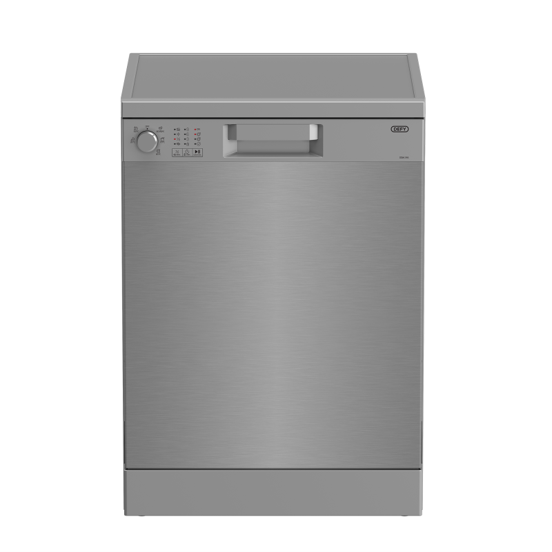 Defy 13 Place Inox Silver Dishwasher -Metallic