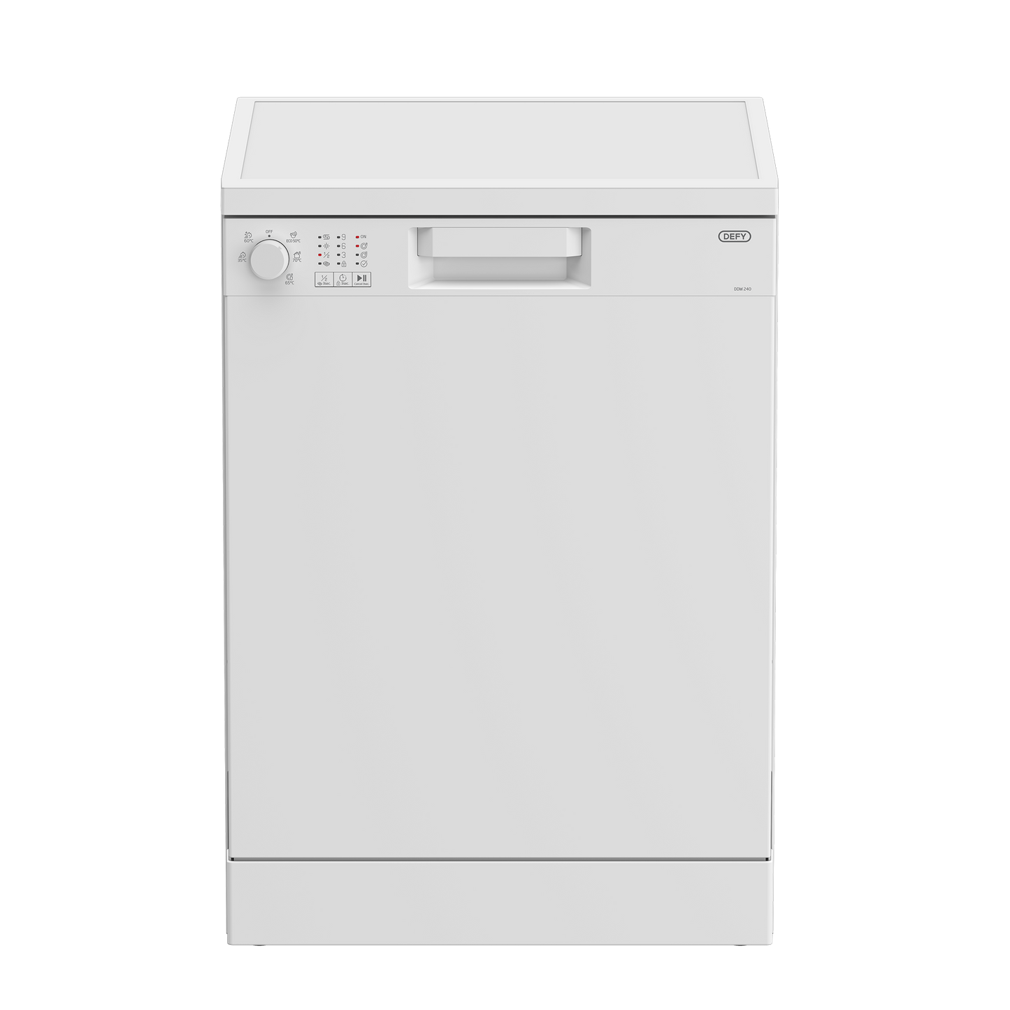 Defy 13 Place White Dishwasher - White