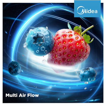 Midea 262L Silver Frost Free Bottom Mount Freezer - HD-359RWEN