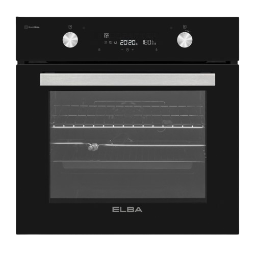 ELBA 60CM MULTIFUNCTION ELECTRIC OVEN WITH BLACKGLASS FINISH - 04/T60-7