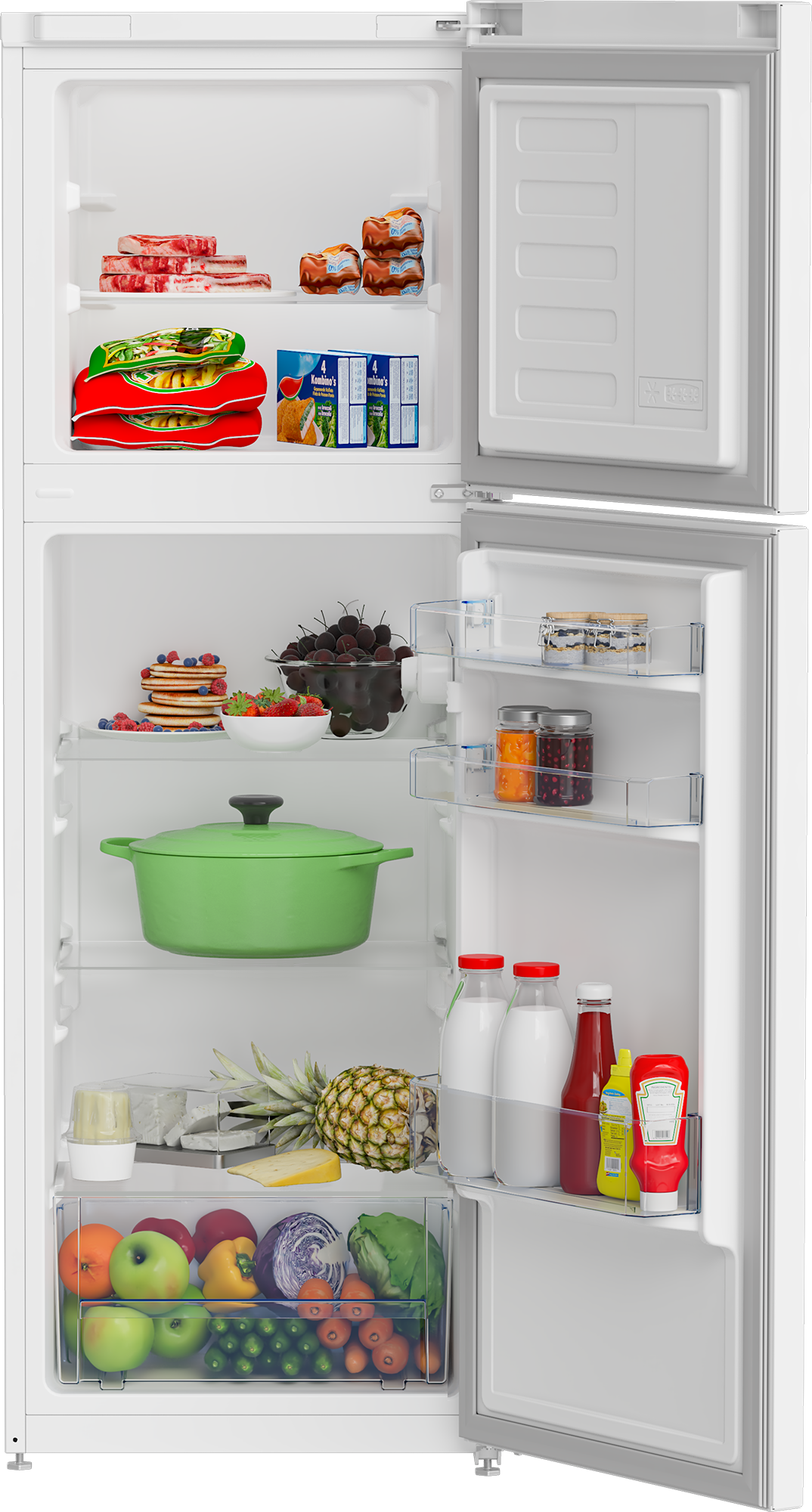 Defy 157L Top Freezer/Fridge White DAD238