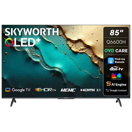 Skyworth 85-inch QLED Google TV-85Q6600H