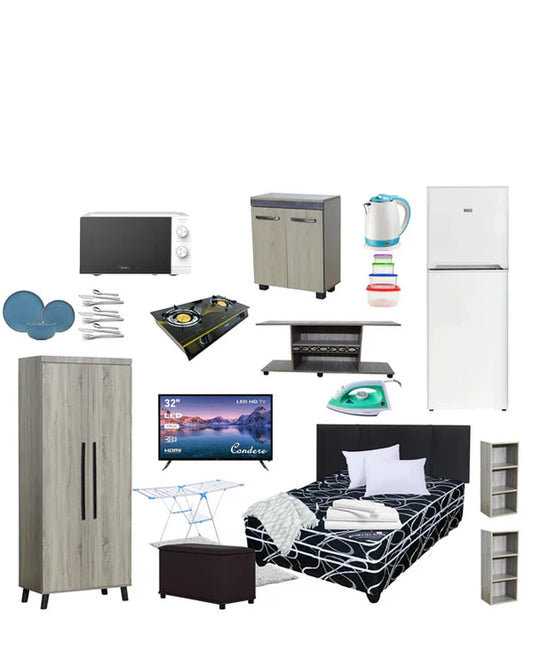 1 Room Bundle Umqasho! Upgrade to Fridge/Freezer (Limited Time Offer)