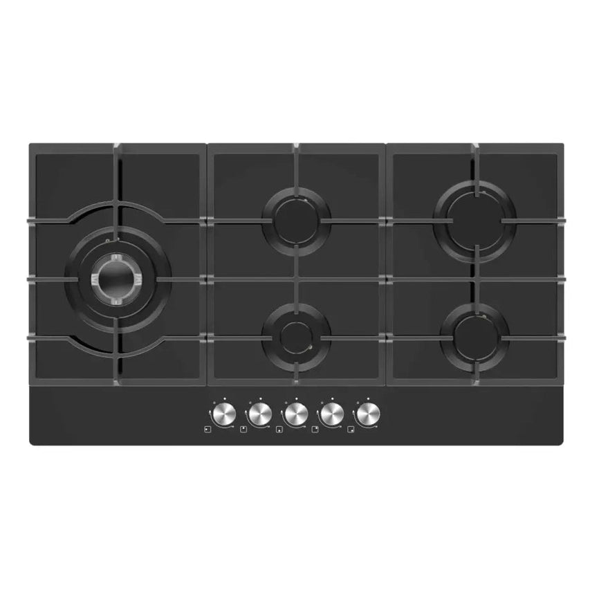Midea 90CM Glass Black Hob - 90GP095