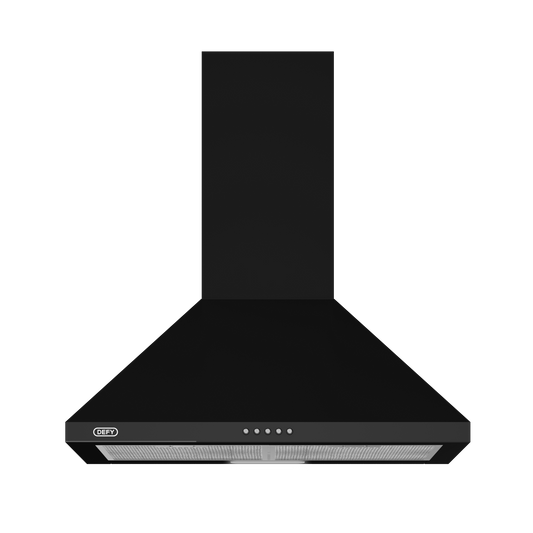 Defy 60cm Black Extractor - DCH60B