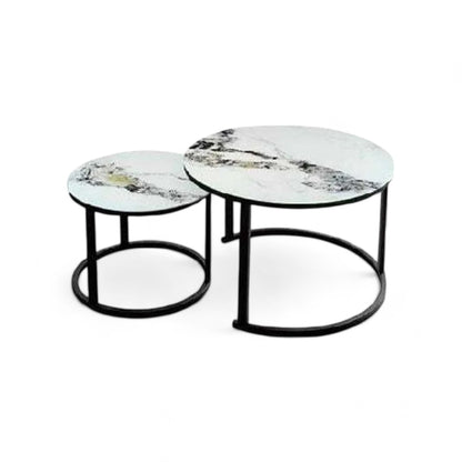 2-Piece Round Coffee Table Set MWCT2P04