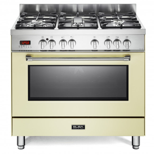 Elba 01/9S4EX937NC 90cm Excellence Gas/Electric Cooker Cream
