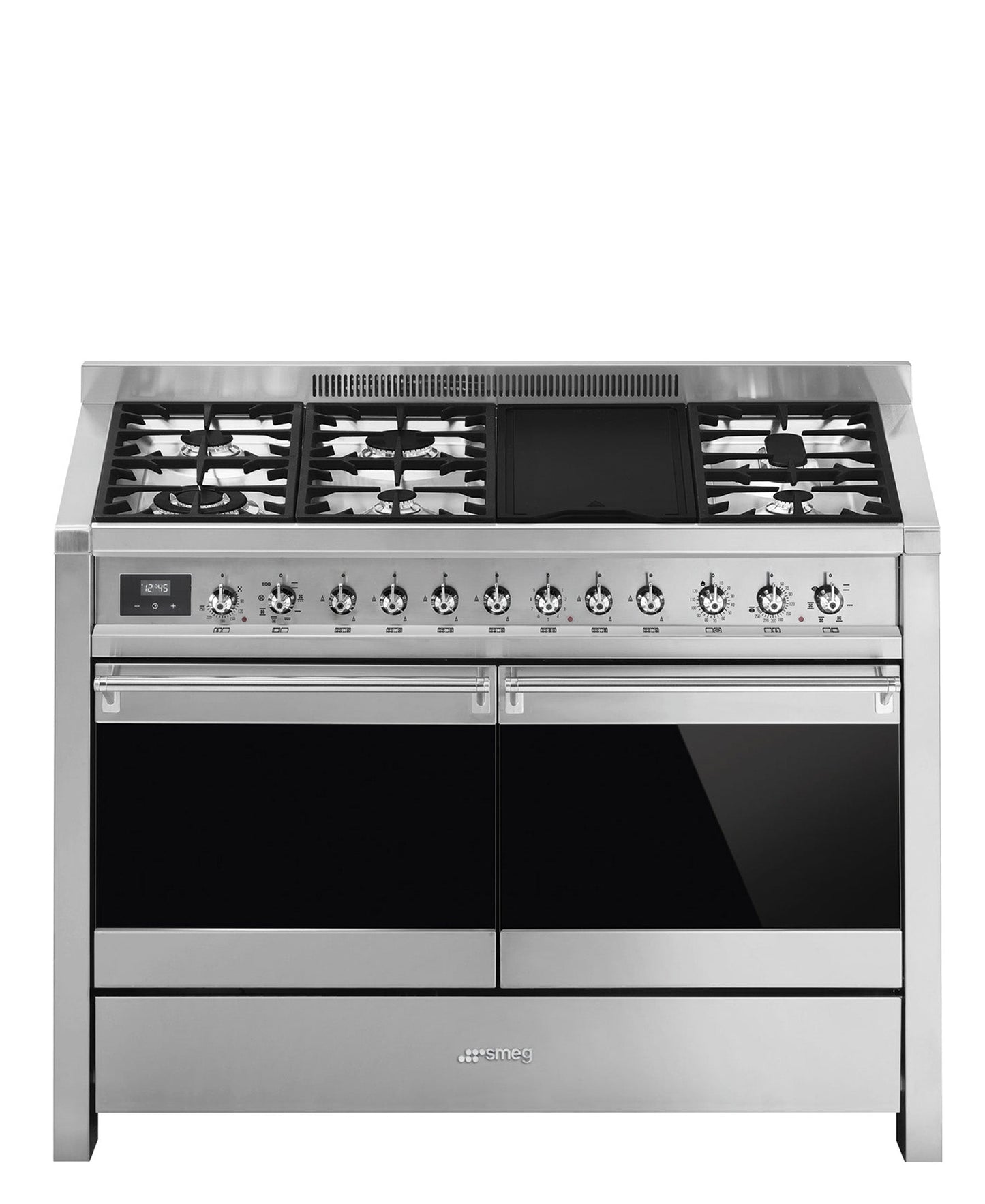 Smeg Opera Gas-Electronic Range Cooker - Stainless Steel