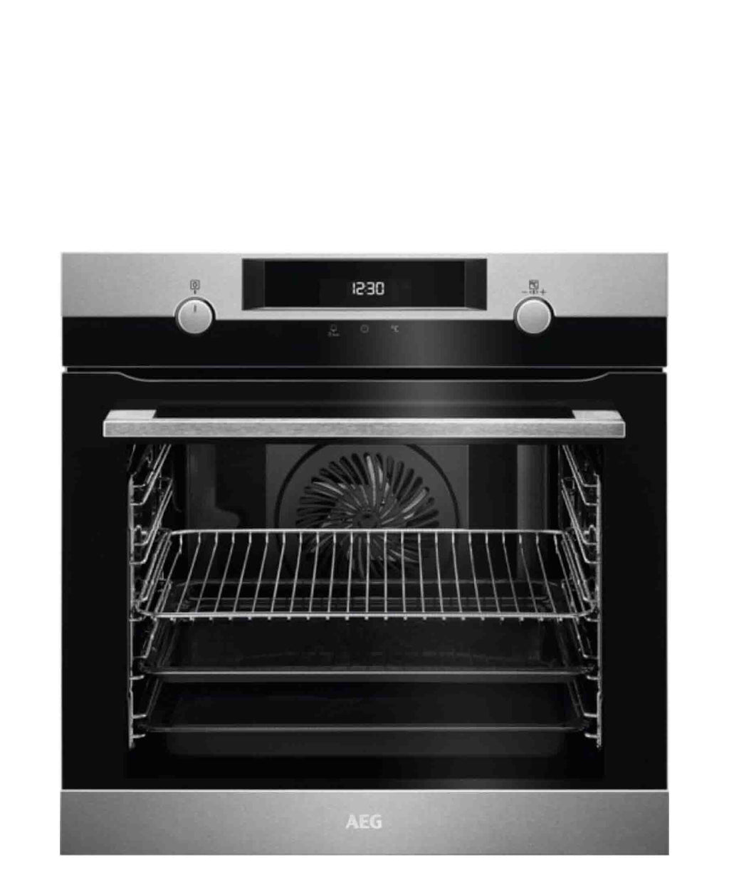 AEG 60cm 5000 Series Built-In Single Oven - Metallic