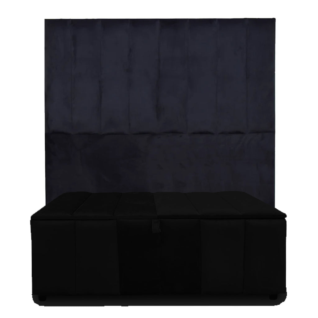 Classic B Combo  Headboard and Blanket Box