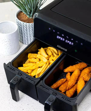 Alliance 8L Digital Dual Basket Air Fryer - Black