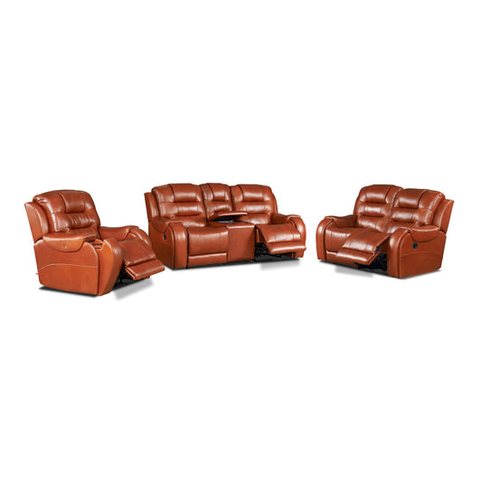 Alpine Rocco 3.2.1 5 Action Recliner Lounge Suite Red