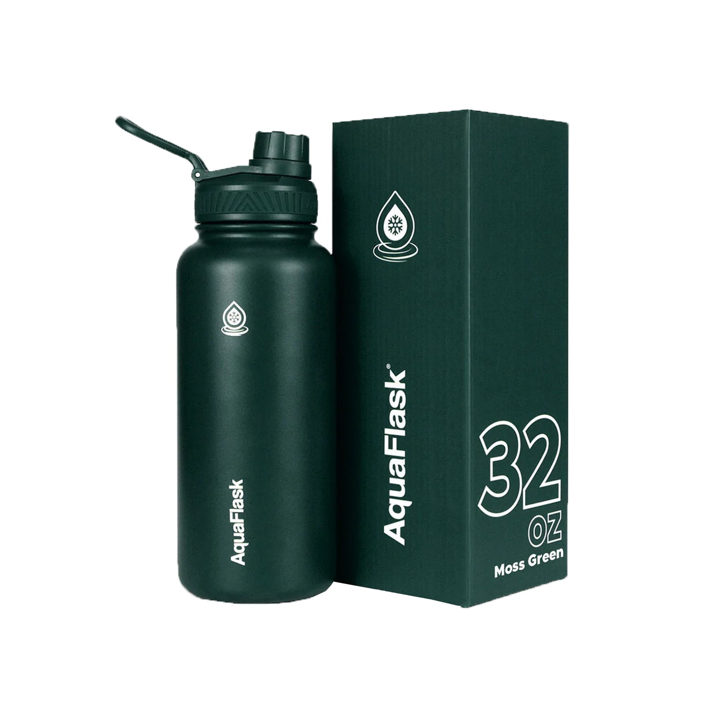 Aquaflask 950ml Flask Moss Green