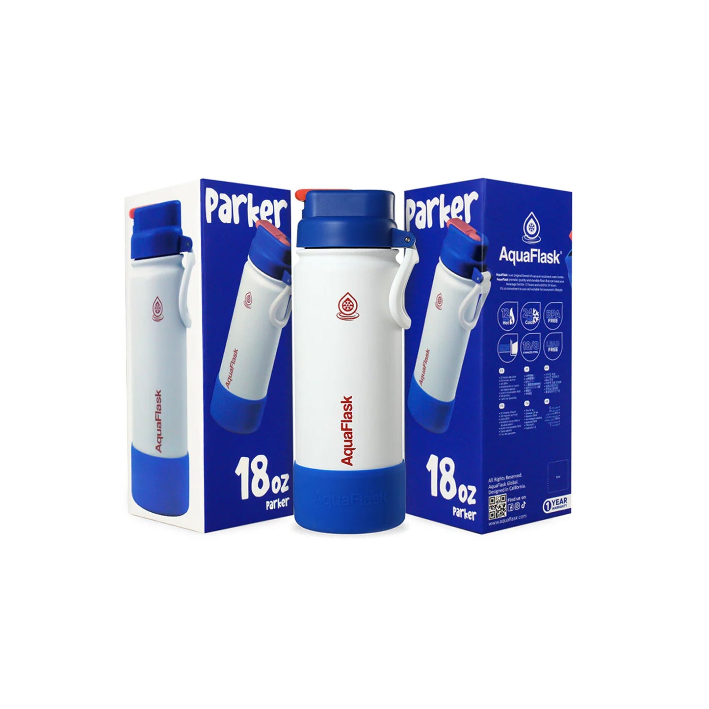 Aquaflask Kids Flipsip 532ml Flask Parker