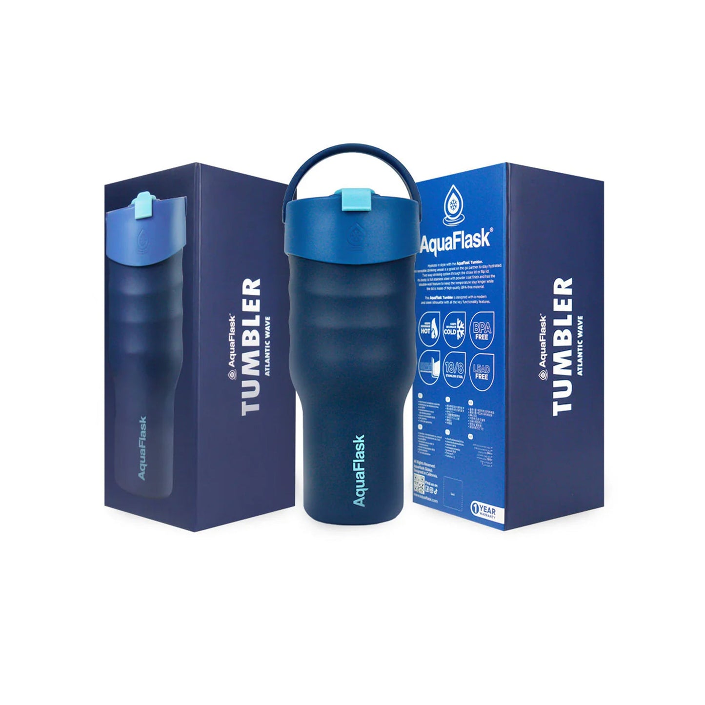Aquaflask 900ml Tumbler Atlantic Wave