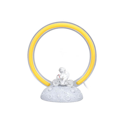 Astronaut LED Lamp White & Yellow