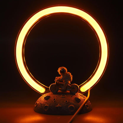 Astronaut LED Lamp White & Yellow