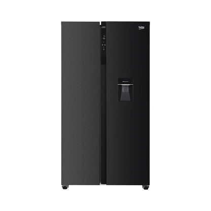 Beko 521L 91cm Side By Side Fridge Dark Inox