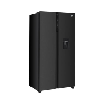 Beko 521L 91cm Side By Side Fridge Dark Inox