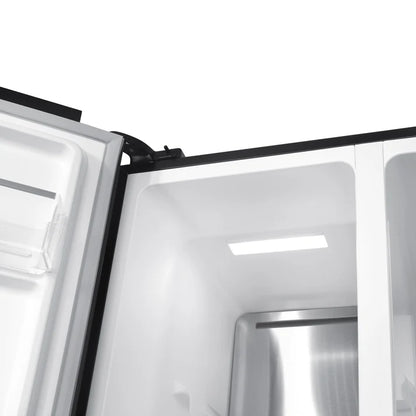 Beko 521L 91cm Side By Side Fridge Dark Inox